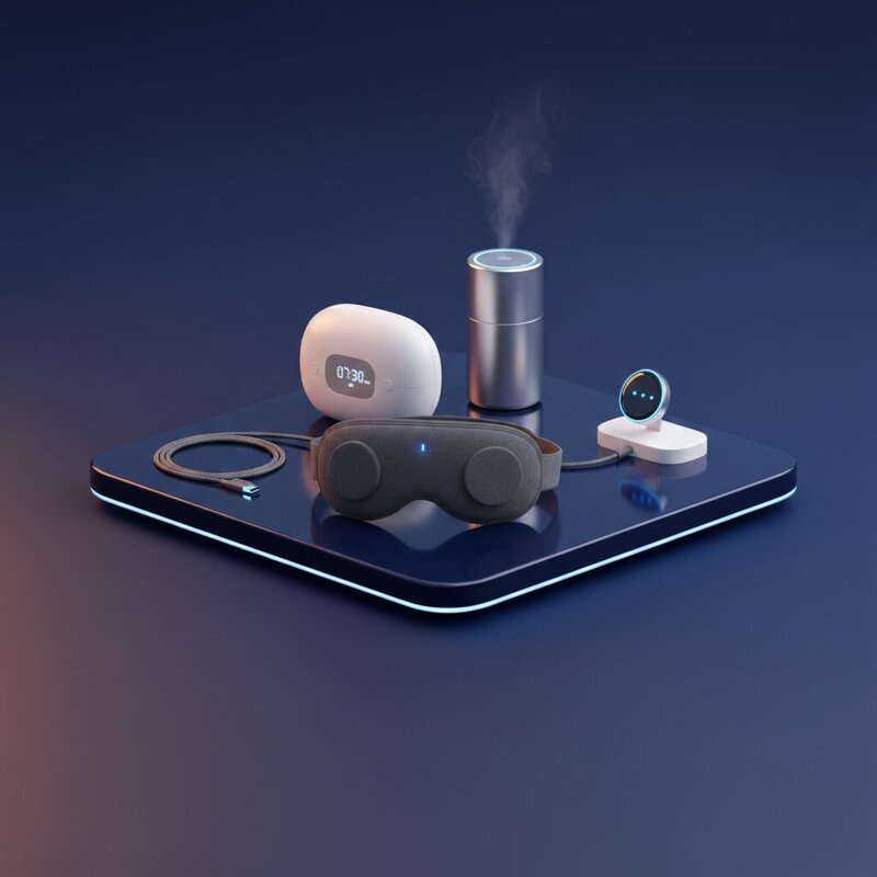 Máscara para Dormir Inteligente con Bluetooth