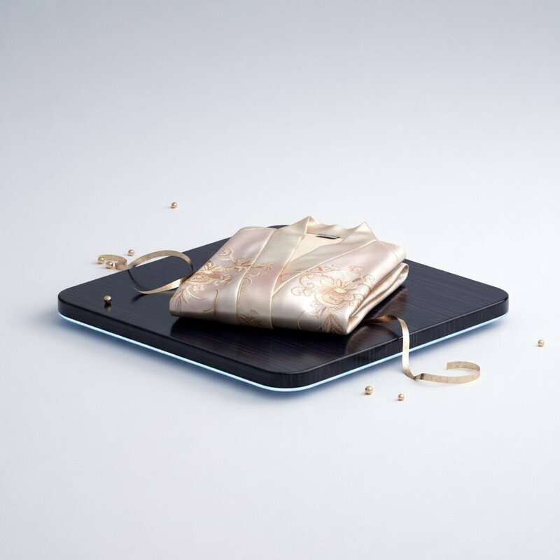 Шелковый халат