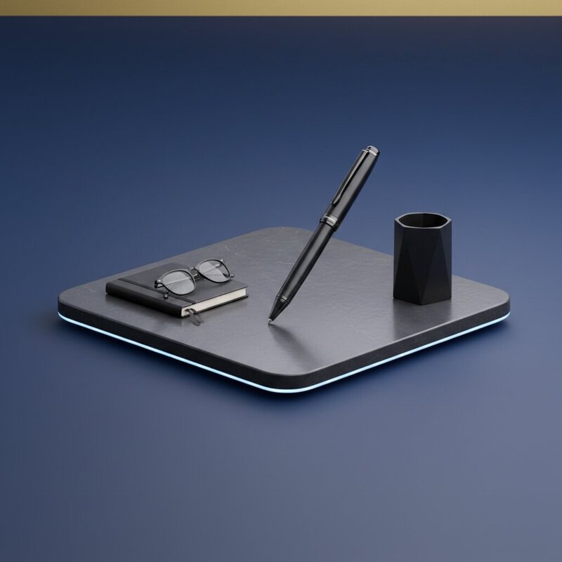 Black Metal Rollerball Pen