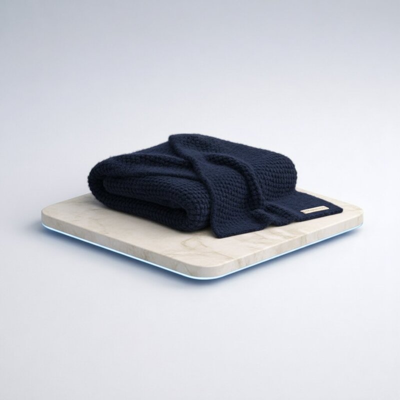 Кашемировый плед ручной работы