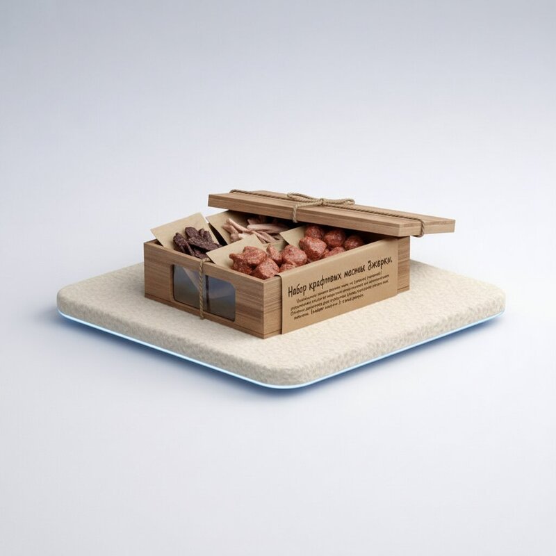 Набор крафтовых мясных джерки