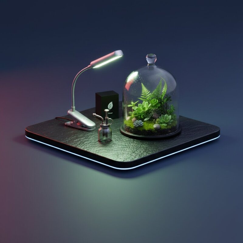 LED Terrarium Light with Timer