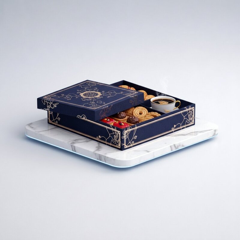 Коробка праздничной выпечки