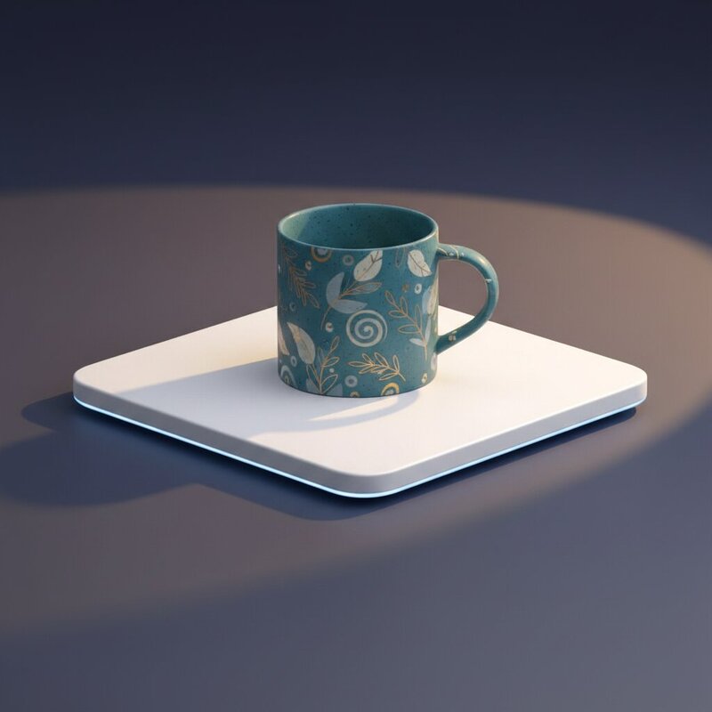 Patterned Ceramic Mug
