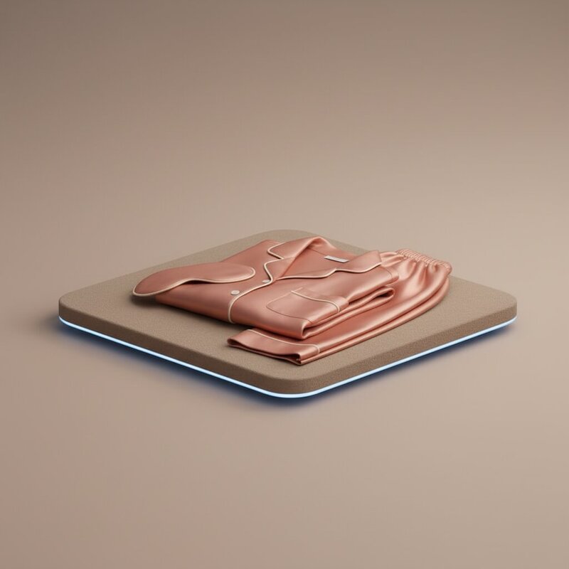 Conjunto de pijama de satén