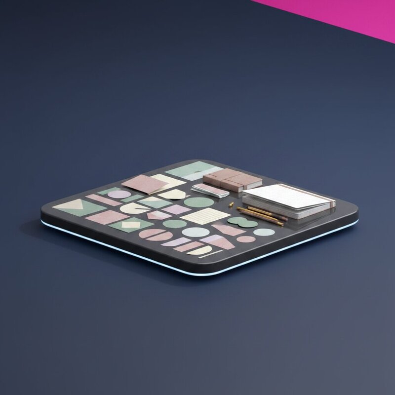Set of Designer Stickers