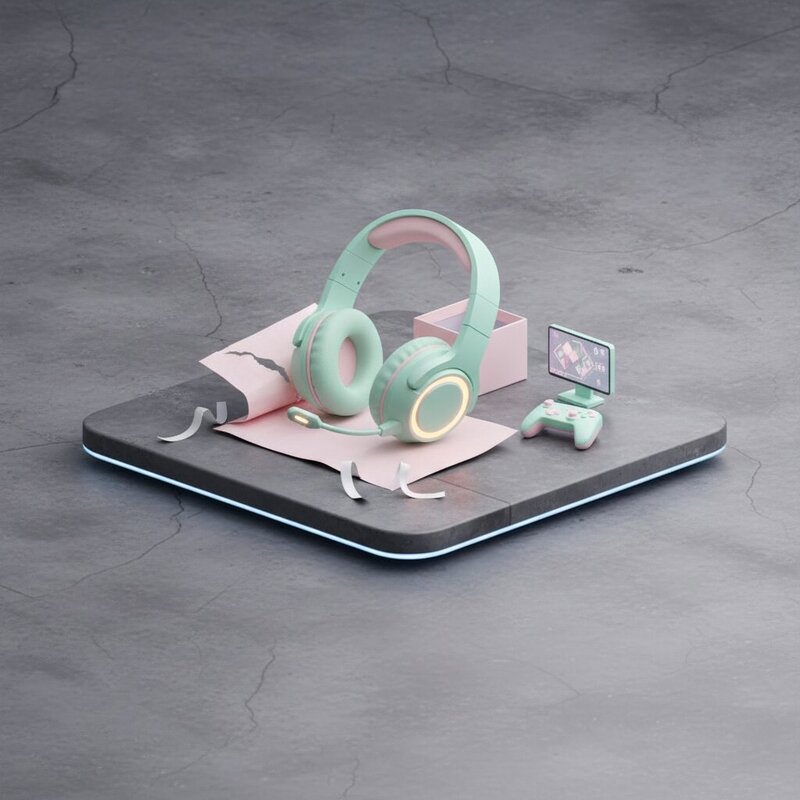 Pastel Gaming Headset
