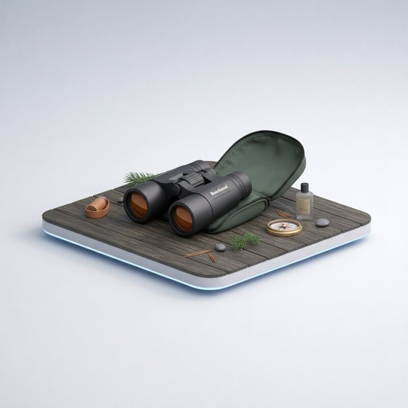 Компактный бинокль