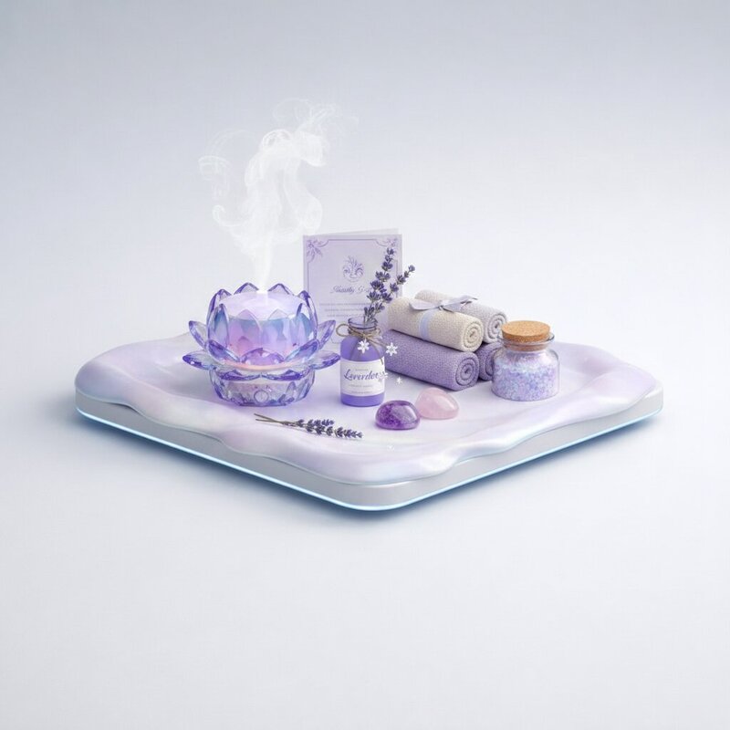 Difusor de Aromas con Aceite Esencial de Lavanda