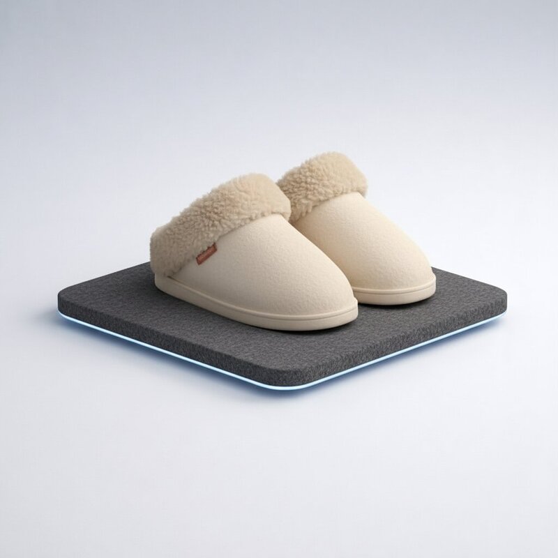 Теплые домашние тапочки