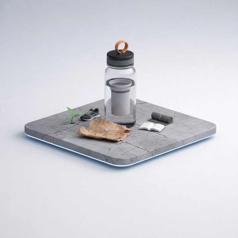 Botella de agua con filtro