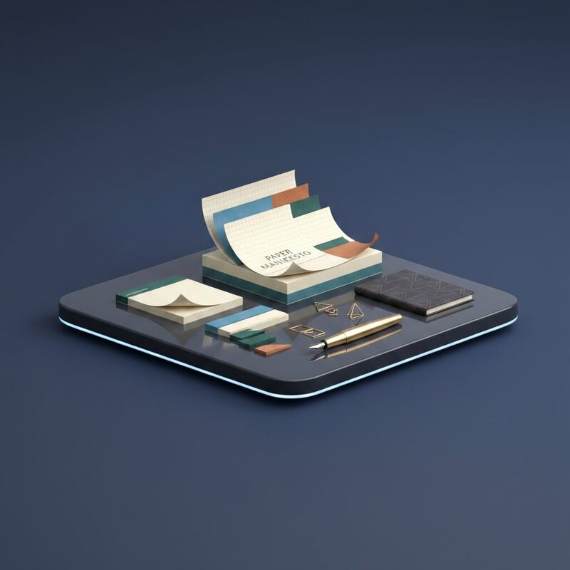Pad of Adhesive Note Stickers