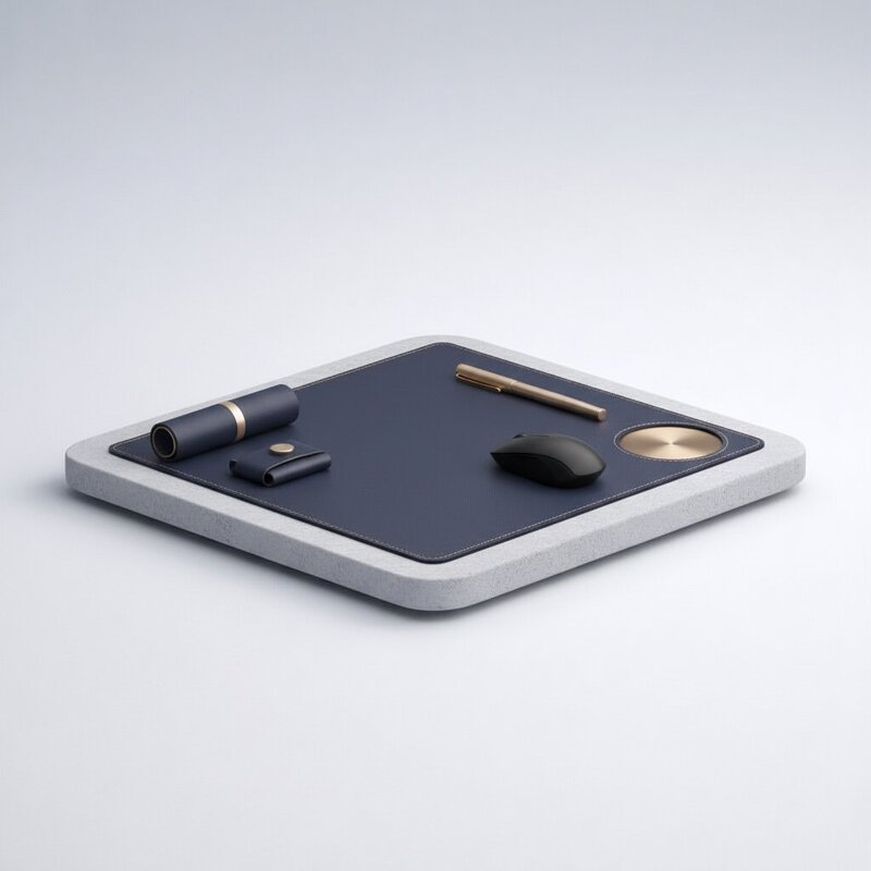 Коврик для рабочего стола из натуральной кожи