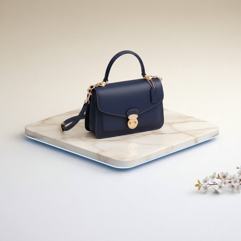 Кожаная сумка через плечо