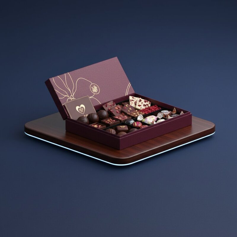 Artisan chocolate box