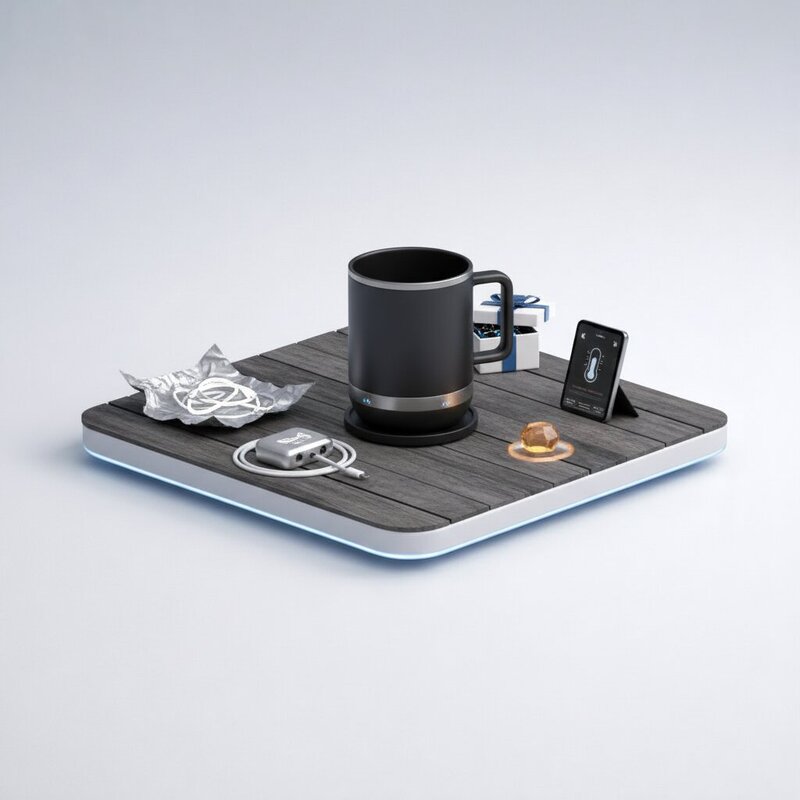 Smart thermos with heating