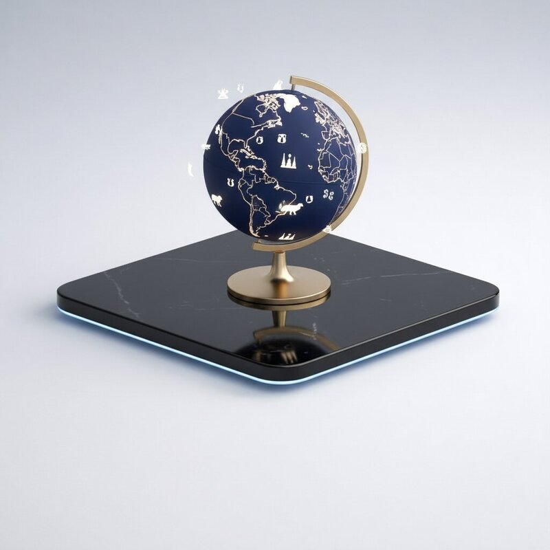 Интерактивный AR-глобус