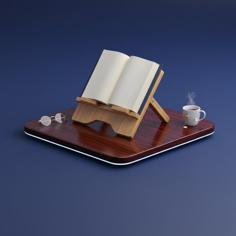 Smart book stand