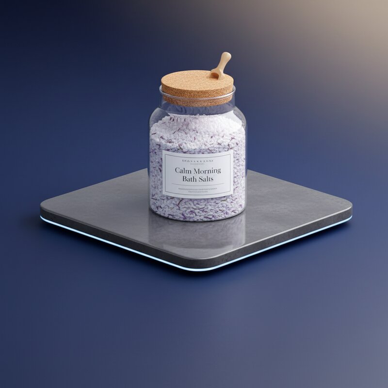 Calm Morning Bath Salts Jar