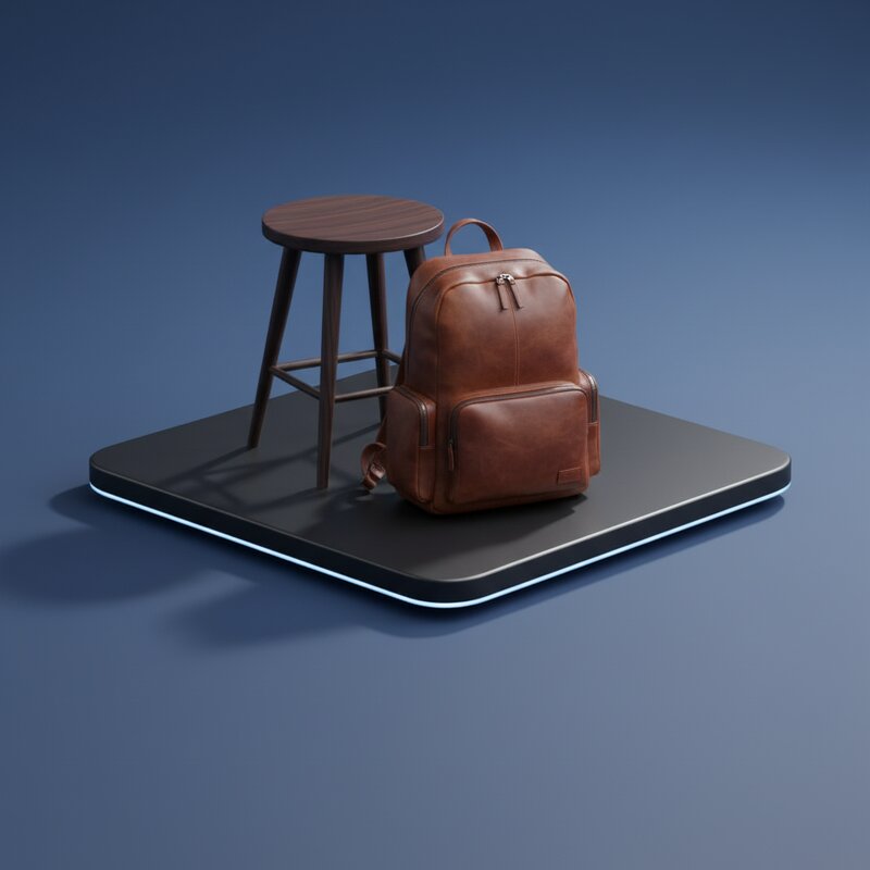 Кожаный рюкзак