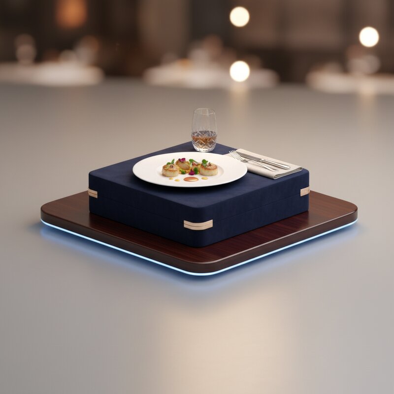 Cena de Menú de Degustación en un Restaurante