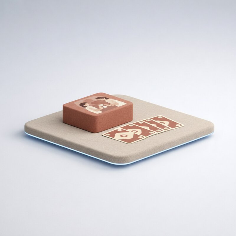 Compact Card Game for Two