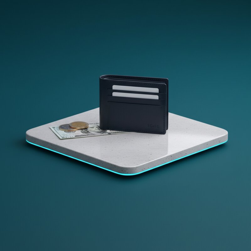 Кожаный портмоне