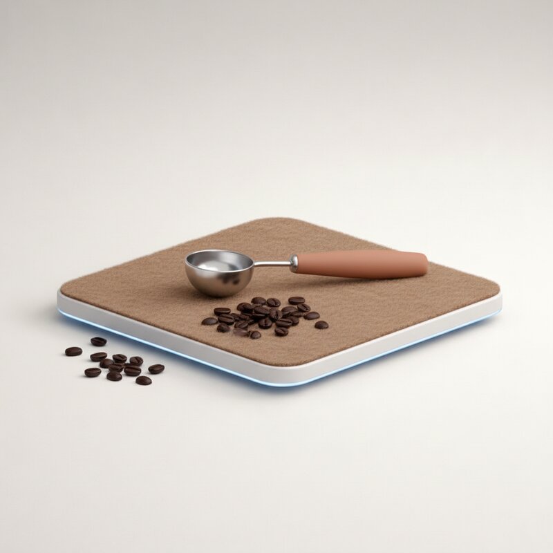 Ложка для кофе металлическая