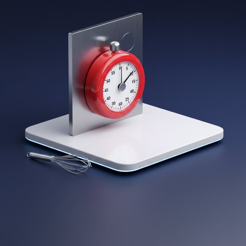 Кухонный таймер с магнитной задней частью