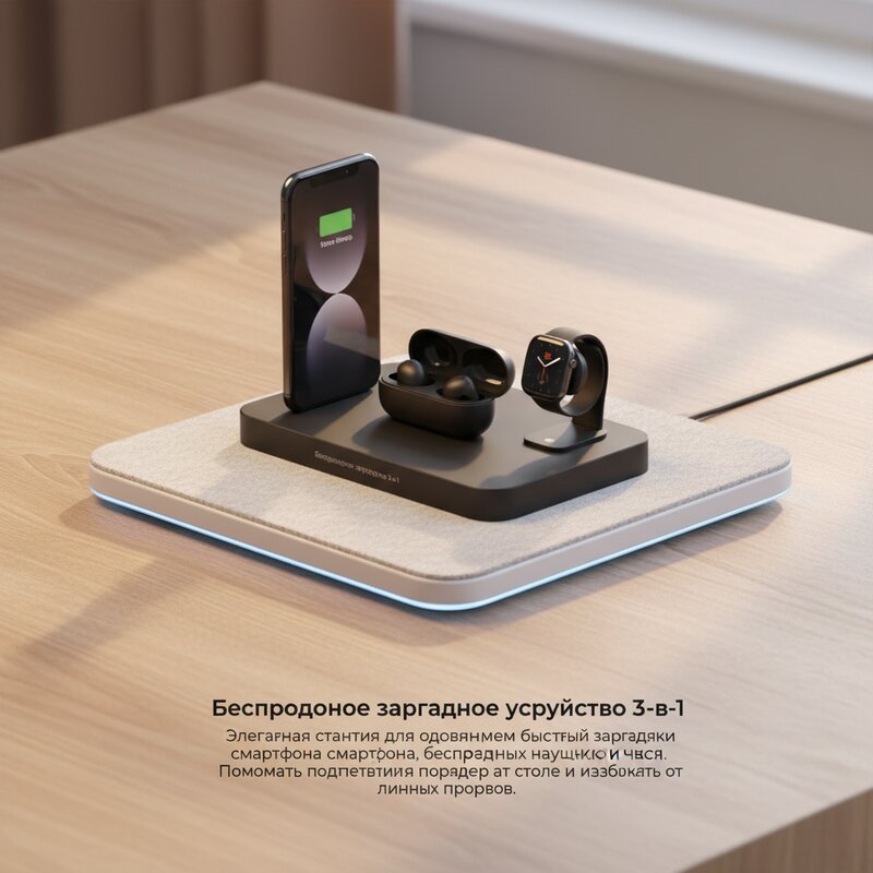 3-in-1 Wireless Charging Station