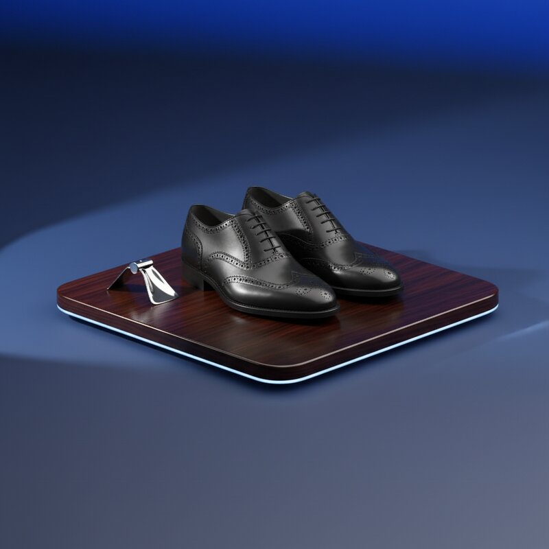 Кожаные оксфорды ручной работы