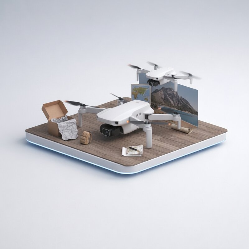 Компактный дрон