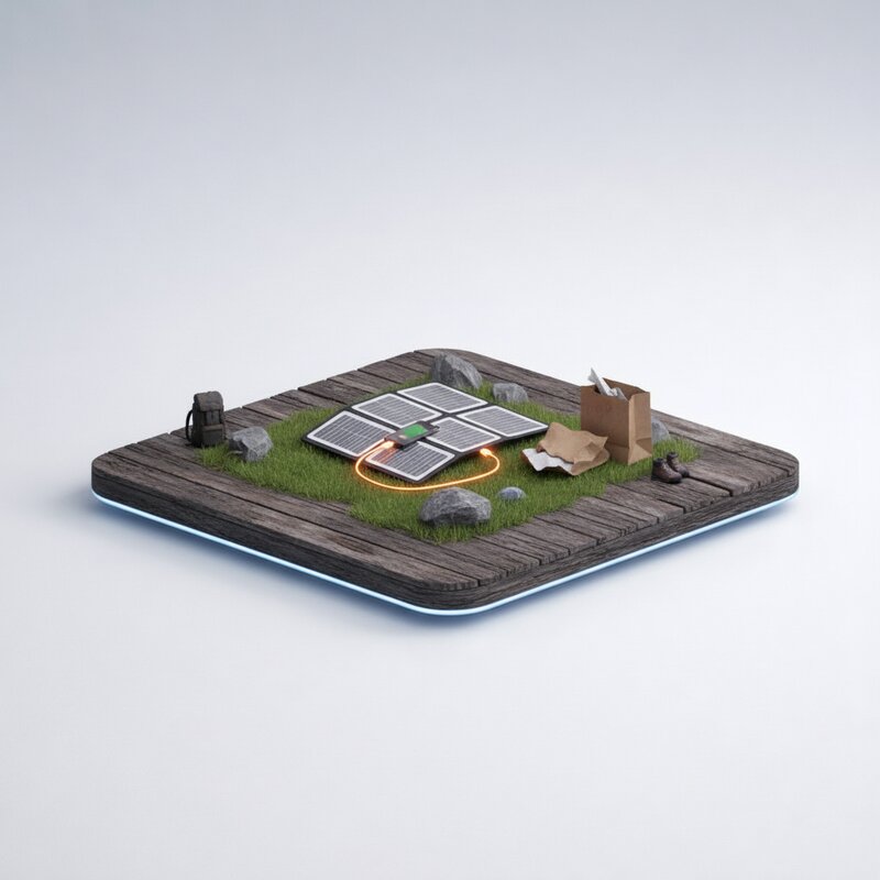 Портативная солнечная панель