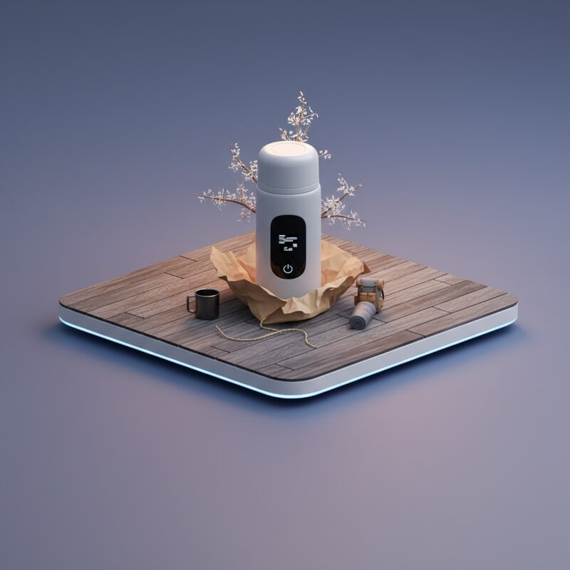 Термос с контролем температуры