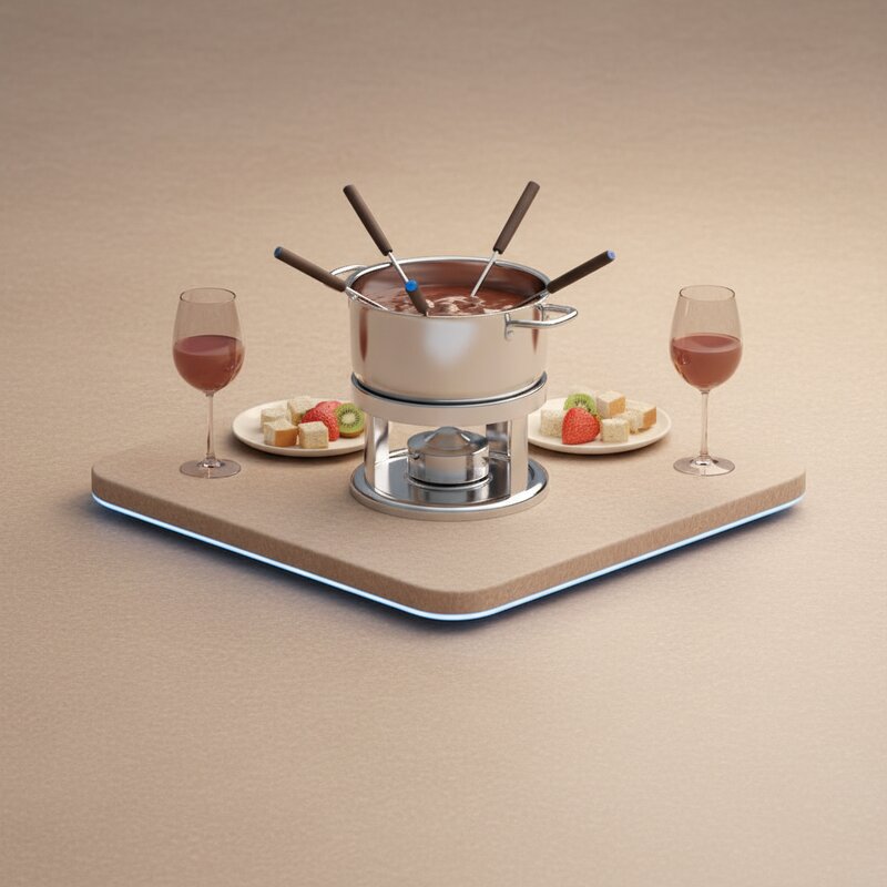 Stainless Steel Fondue Set