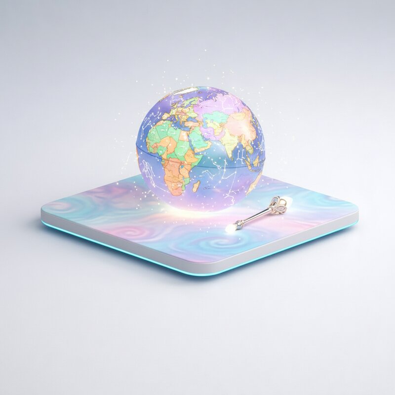 Globo Terráqueo Interactivo con Luz