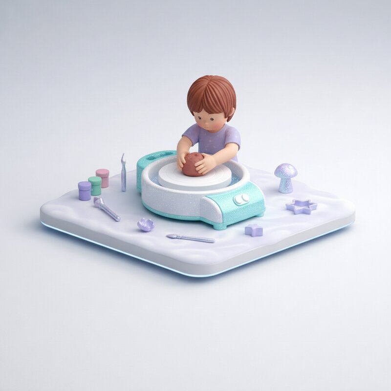 Детский гончарный круг