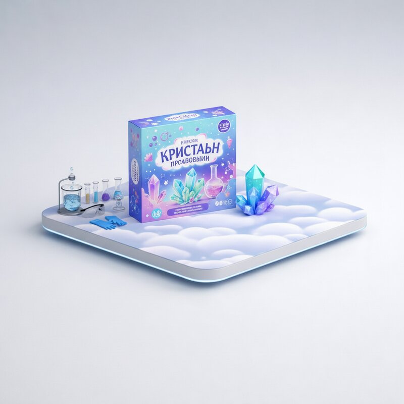 Kit de Joven Químico "Cristales"