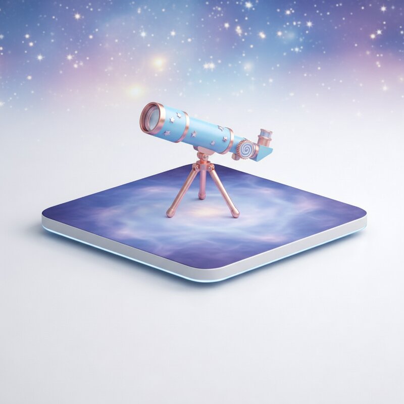 Детский телескоп для изучения звезд