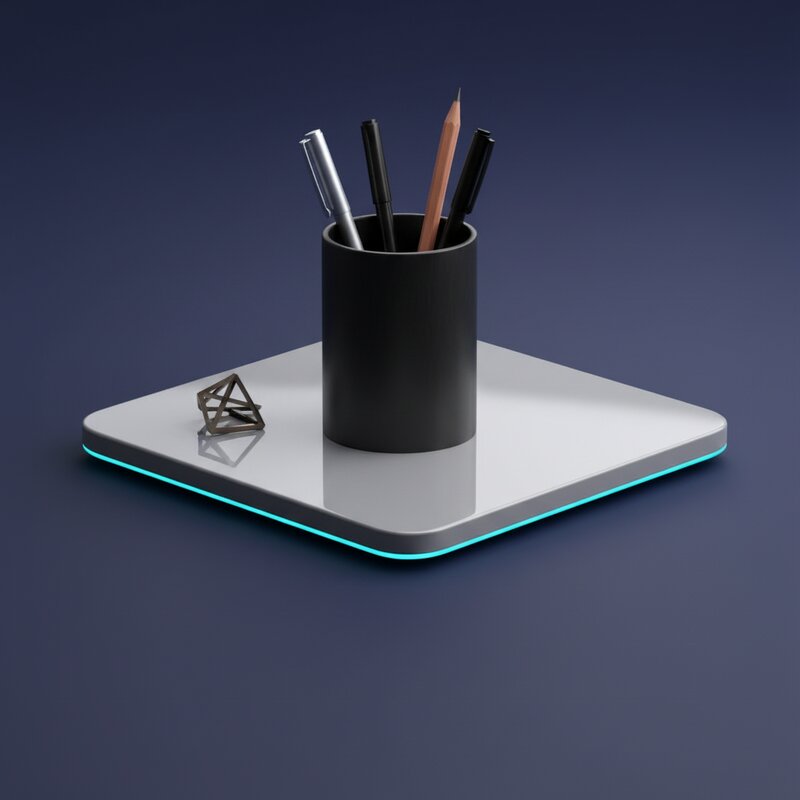 Minimalist Desk Pen Holder