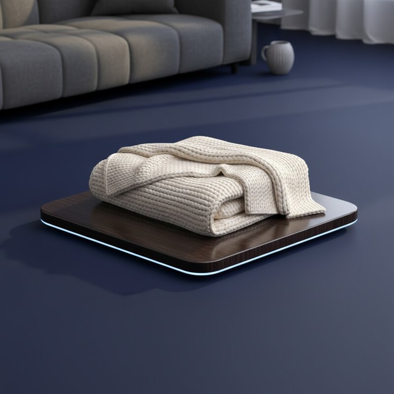 Manta de Punto a Mano Mezcla de Cachemir