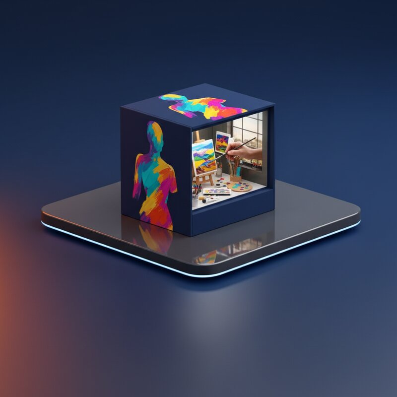 Clase Magistral de Pintura Acrílica