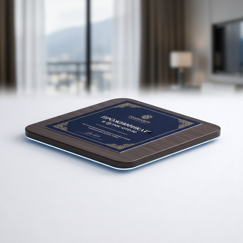 Boutique Hotel Stay Certificate