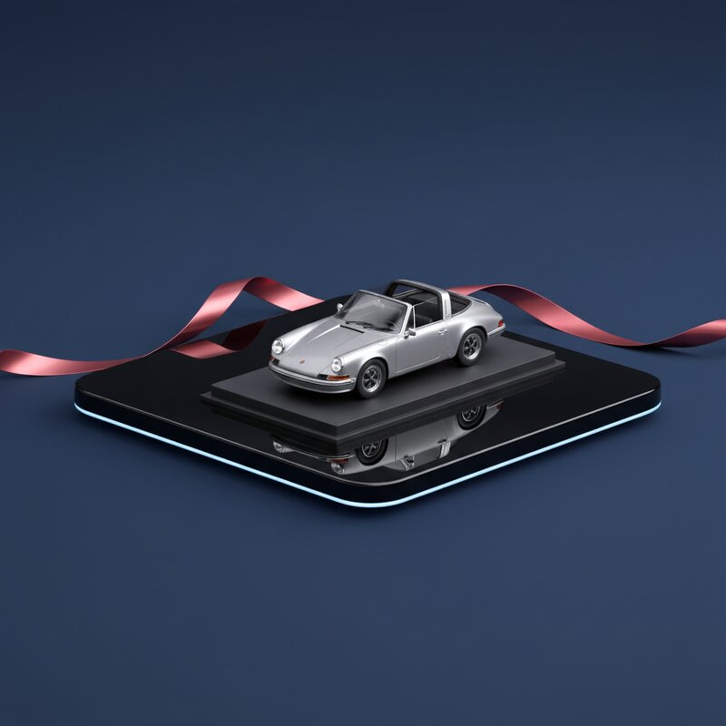 Modelo Detallado de Coche Deportivo 1:43