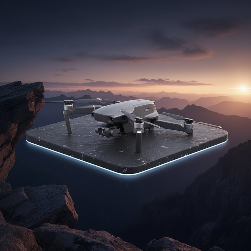 Профессиональный компактный дрон с камерой