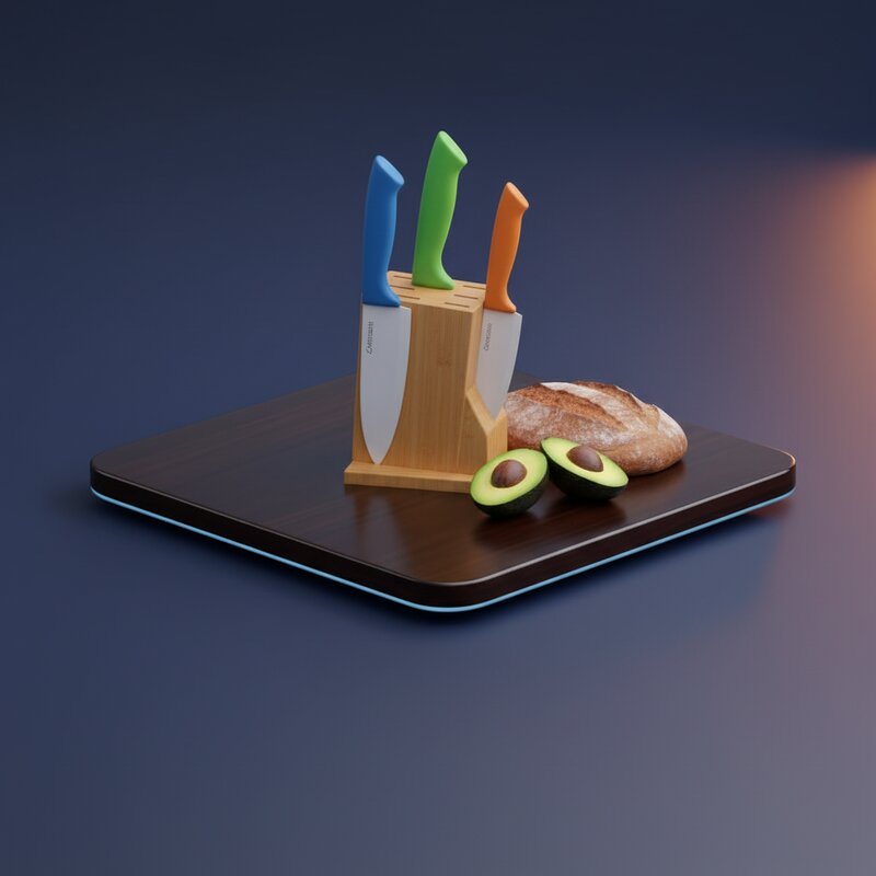 Juego de Cuchillos de Cerámica