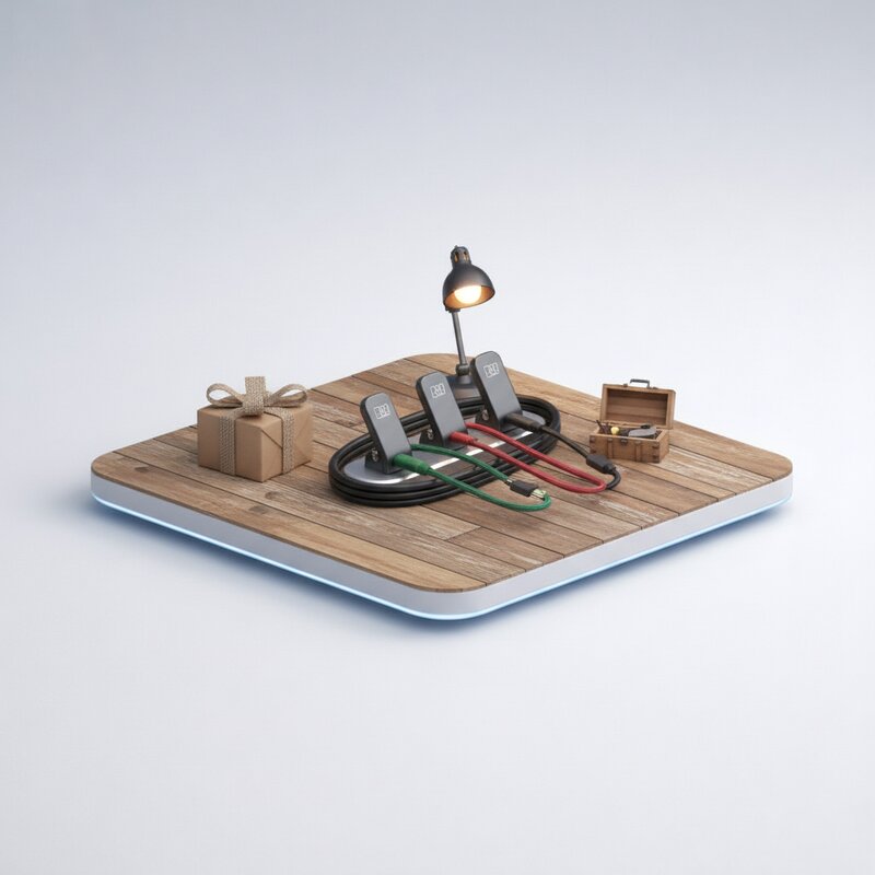Clips Organizadores Magnéticos para Cables