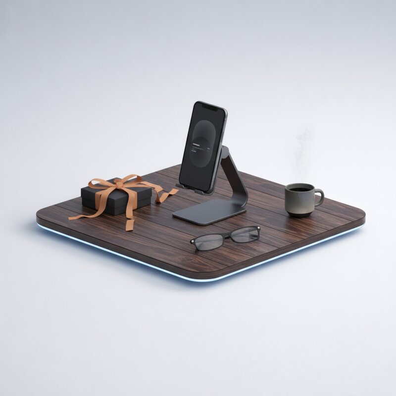 Soporte para Teléfono de Aluminio Ajustable