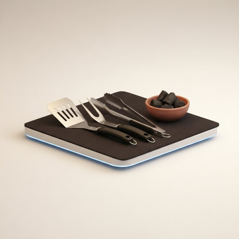 Juego de Utensilios para Parrilla