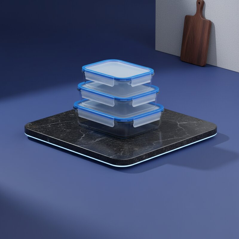 Glass Food Storage Set